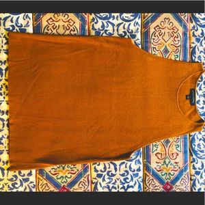 Banana republic brown sleeveless knit top
